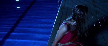 Movie still from “LarzRanda - Lifeguard” (2015), directed by Thunderlips – Medium shot, Overhead angle