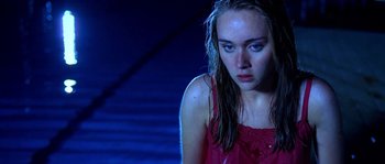Movie still from “LarzRanda - Lifeguard” (2015), directed by Thunderlips – Close Up shot, High angle