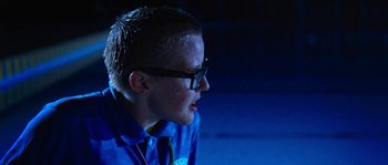 Movie still from “LarzRanda - Lifeguard” (2015), directed by Thunderlips – Close Up shot, Over the shoulder angle