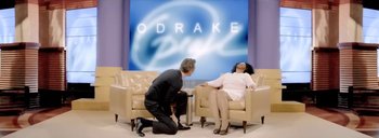 Movie still from “Drake - Energy” (2015), directed by Manu Cossu – Wide shot, Over the shoulder angle