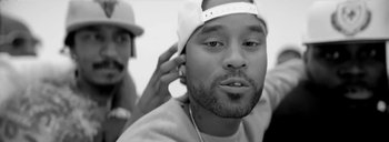 Movie still from “Drake - Energy” (2015), directed by Manu Cossu – Close Up shot, Low angle