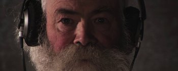 Movie still from “Gilligan Moss - Choreograph” (2015), directed by Oscar Hudson – Extreme Close Up shot, Low angle