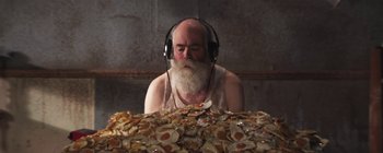 Movie still from “Gilligan Moss - Choreograph” (2015), directed by Oscar Hudson – Close Up shot, Overhead angle