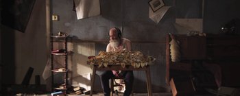 Movie still from “Gilligan Moss - Choreograph” (2015), directed by Oscar Hudson – Wide shot, Low angle
