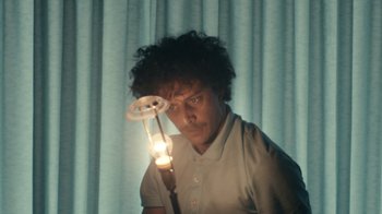 Movie still from “Alfons - Ganjaman” (2015), directed by Casper Balslev – Close Up shot, Low angle