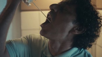 Movie still from “Alfons - Ganjaman” (2015), directed by Casper Balslev – Extreme Close Up shot, Low angle