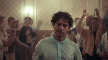 Movie still from “Alfons - Ganjaman” (2015), directed by Casper Balslev – Medium shot, Low angle