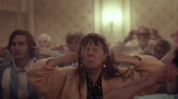 Movie still from “Alfons - Ganjaman” (2015), directed by Casper Balslev – Close Up shot, Over the shoulder angle