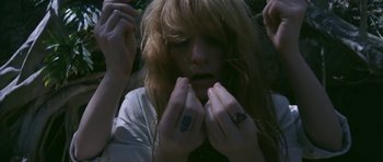 Movie still from “Florence & The Machine - How Big How Blue How Beautiful” (2015), directed by Vincent Haycock – Extreme Close Up shot, Overhead angle