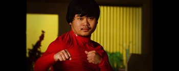 Movie still from “Skrillex - Doompy Poomp” (2015), directed by Manu Cossu – Close Up shot, Low angle