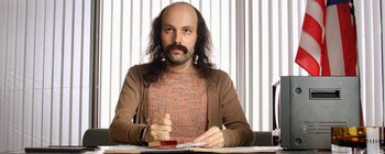 Movie still from “Skrillex - Doompy Poomp” (2015), directed by Manu Cossu – Close Up shot, Low angle