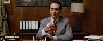 Movie still from “Skrillex - Doompy Poomp” (2015), directed by Manu Cossu – Medium shot, Over the shoulder angle