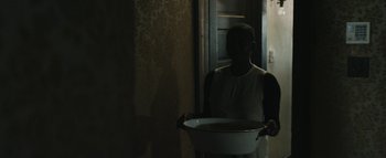 Movie still from “Flying Lotus - Coronus, The Terminator” (2015), directed by Young Replicant – Medium shot, High angle