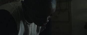 Movie still from “Flying Lotus - Coronus, The Terminator” (2015), directed by Young Replicant – Extreme Close Up shot, Low angle