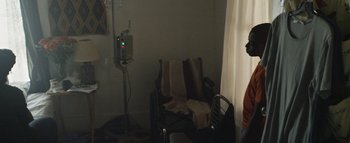 Movie still from “Flying Lotus - Coronus, The Terminator” (2015), directed by Young Replicant – Medium shot, High angle