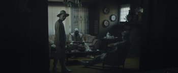 Movie still from “Flying Lotus - Coronus, The Terminator” (2015), directed by Young Replicant – Wide shot, High angle