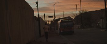 Movie still from “Flying Lotus - Coronus, The Terminator” (2015), directed by Young Replicant – Wide shot, Low angle