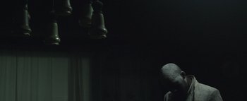 Movie still from “Flying Lotus - Coronus, The Terminator” (2015), directed by Young Replicant – Medium shot, Low angle