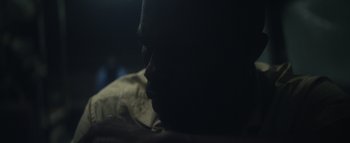 Movie still from “Flying Lotus - Coronus, The Terminator” (2015), directed by Young Replicant – Extreme Close Up shot, Low angle