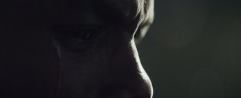 Movie still from “Flying Lotus - Coronus, The Terminator” (2015), directed by Young Replicant – Extreme Close Up shot, Low angle