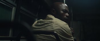 Movie still from “Flying Lotus - Coronus, The Terminator” (2015), directed by Young Replicant – Close Up shot, Low angle