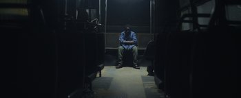 Movie still from “Flying Lotus - Coronus, The Terminator” (2015), directed by Young Replicant – Wide shot, Low angle