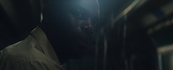 Movie still from “Flying Lotus - Coronus, The Terminator” (2015), directed by Young Replicant – Extreme Close Up shot, Low angle