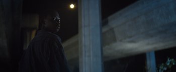 Movie still from “Flying Lotus - Coronus, The Terminator” (2015), directed by Young Replicant – Close Up shot, Low angle