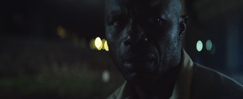 Movie still from “Flying Lotus - Coronus, The Terminator” (2015), directed by Young Replicant – Extreme Close Up shot, Low angle