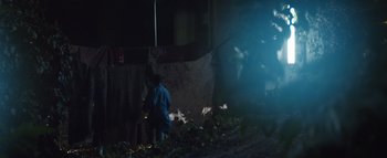 Movie still from “Flying Lotus - Coronus, The Terminator” (2015), directed by Young Replicant – Wide shot, Low angle