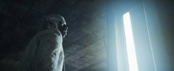 Movie still from “Flying Lotus - Coronus, The Terminator” (2015), directed by Young Replicant – Medium shot, Low angle