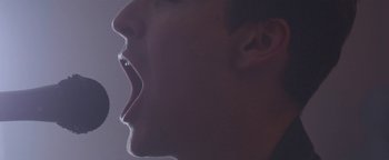 Movie still from “One Night Only - Plasticine” (2014), directed by Oscar Hudson – Extreme Close Up shot, Low angle