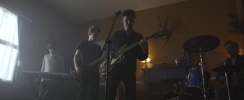 Movie still from “One Night Only - Plasticine” (2014), directed by Oscar Hudson – Medium shot, Low angle