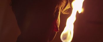 Movie still from “One Night Only - Plasticine” (2014), directed by Oscar Hudson – Extreme Close Up shot, Low angle