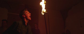 Movie still from “One Night Only - Plasticine” (2014), directed by Oscar Hudson – Medium shot, Low angle