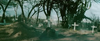 Movie still from “Little Dragon - Pretty Girls” (2014), directed by Nabil Elderkin – Wide shot, High angle