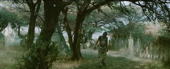 Movie still from “Little Dragon - Pretty Girls” (2014), directed by Nabil Elderkin – Wide shot, Low angle