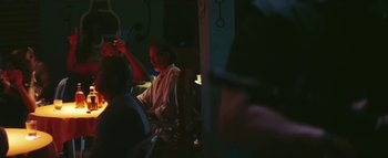 Movie still from “Little Dragon - Pretty Girls” (2014), directed by Nabil Elderkin – Medium shot, Over the shoulder angle