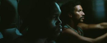 Movie still from “Little Dragon - Pretty Girls” (2014), directed by Nabil Elderkin – Close Up shot, Low angle