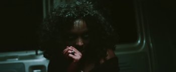 Movie still from “Little Dragon - Pretty Girls” (2014), directed by Nabil Elderkin – Close Up shot, High angle