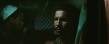 Movie still from “Little Dragon - Pretty Girls” (2014), directed by Nabil Elderkin – Close Up shot, Low angle