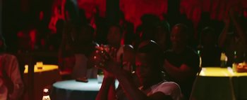 Movie still from “Little Dragon - Pretty Girls” (2014), directed by Nabil Elderkin – Close Up shot, Low angle