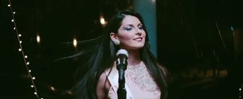 Movie still from “Little Dragon - Pretty Girls” (2014), directed by Nabil Elderkin – Close Up shot, Low angle