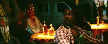 Movie still from “Little Dragon - Pretty Girls” (2014), directed by Nabil Elderkin – Medium shot, Over the shoulder angle