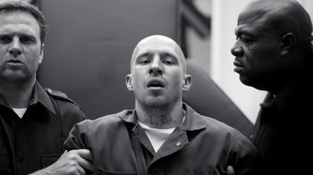 Movie still from “FKA Twigs - Video Girl” (2014), directed by Kahlil Joseph – Medium shot, Over the shoulder angle