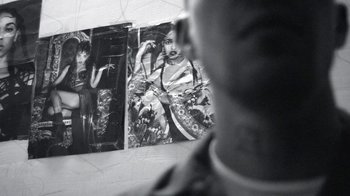 Movie still from “FKA Twigs - Video Girl” (2014), directed by Kahlil Joseph – Extreme Close Up shot, Low angle