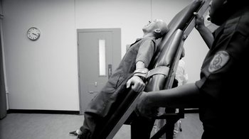 Movie still from “FKA Twigs - Video Girl” (2014), directed by Kahlil Joseph – Wide shot, High angle