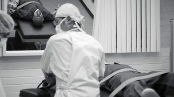 Movie still from “FKA Twigs - Video Girl” (2014), directed by Kahlil Joseph – Medium shot, High angle