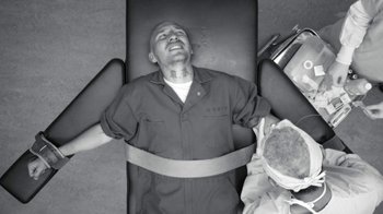 Movie still from “FKA Twigs - Video Girl” (2014), directed by Kahlil Joseph – Medium shot, Overhead angle