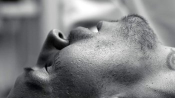 Movie still from “FKA Twigs - Video Girl” (2014), directed by Kahlil Joseph – Extreme Close Up shot, Low angle